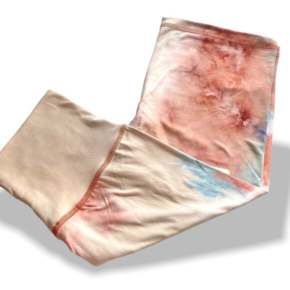 La Miel Unicorn Tie Dye Bike Shorts High Rise Workout - Picture 3 of 3